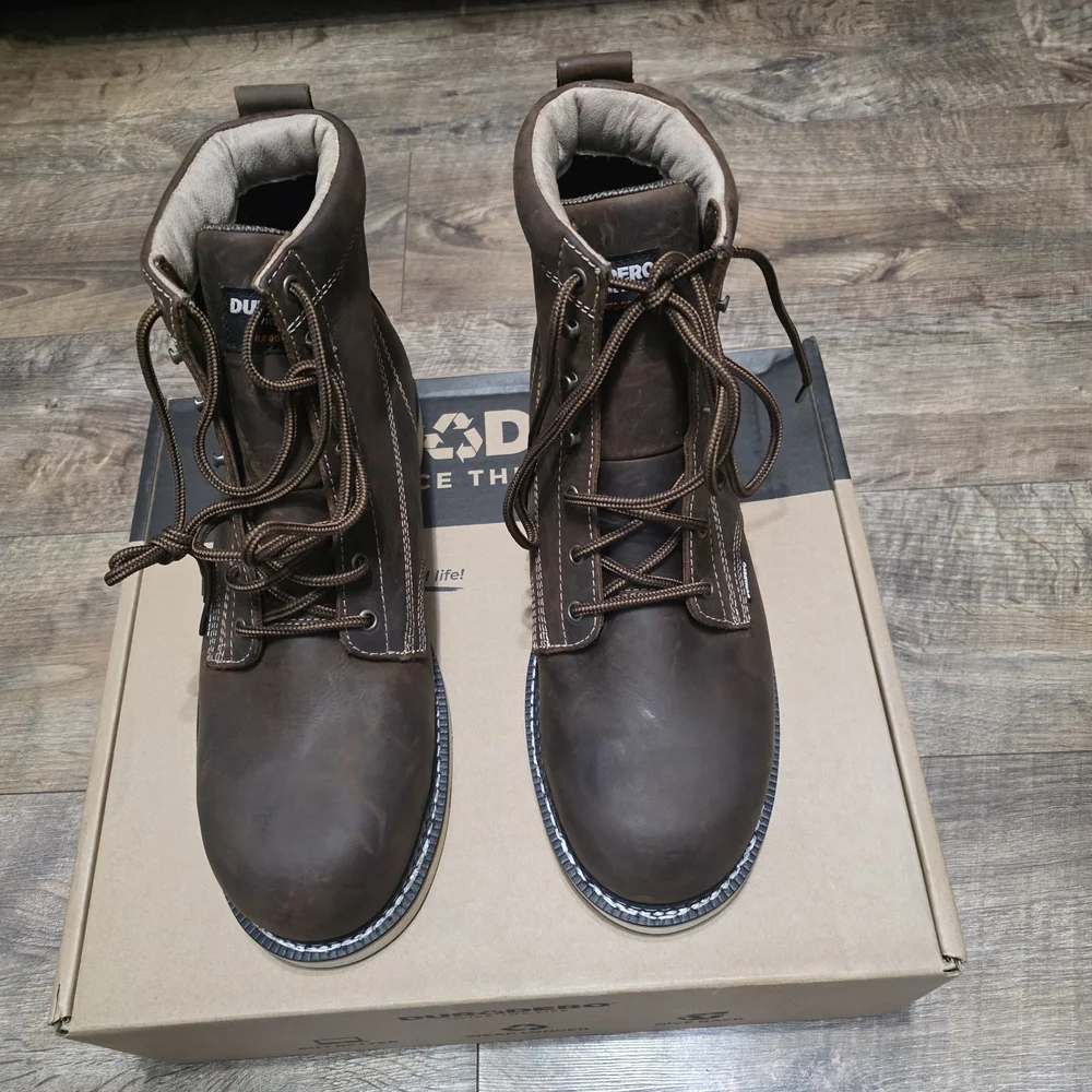 Durodero Steeltoe  Leather Boots Men Size 12